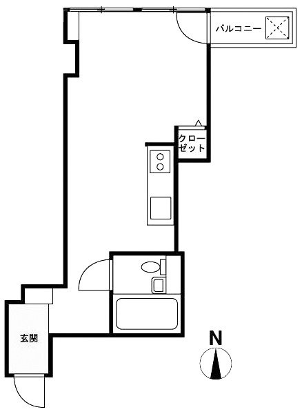 ドルミ赤坂405 間取り図