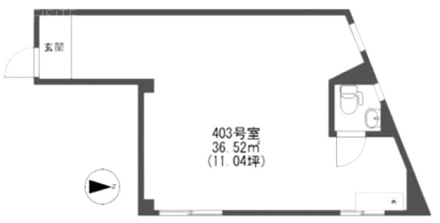 堀ビル403 間取り図