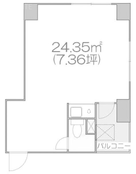 グローリア宮益坂702 間取り図