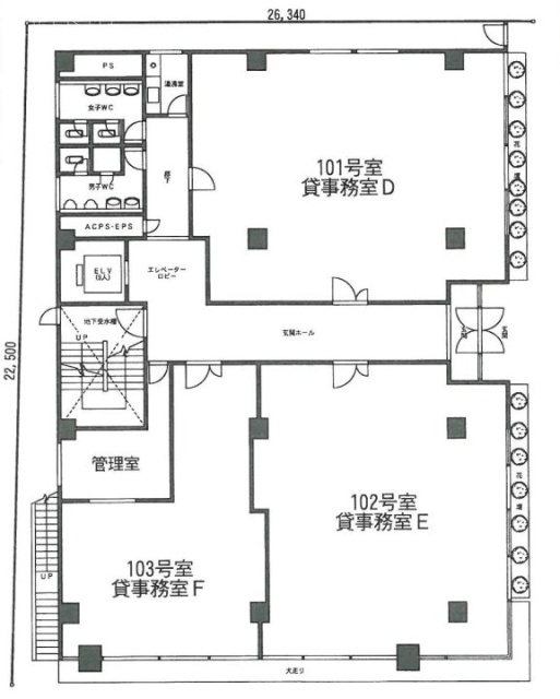 マルキビル102 間取り図