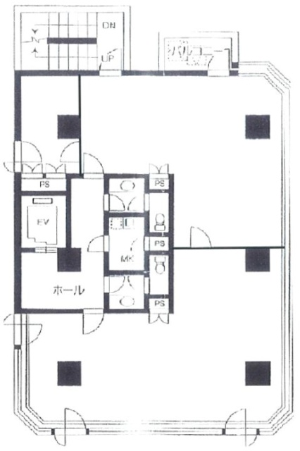 新潟管財四号館2F 間取り図