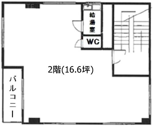 津多屋第二ビル2F 間取り図