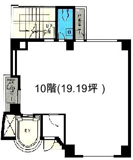 MG雷門ビル10F 間取り図