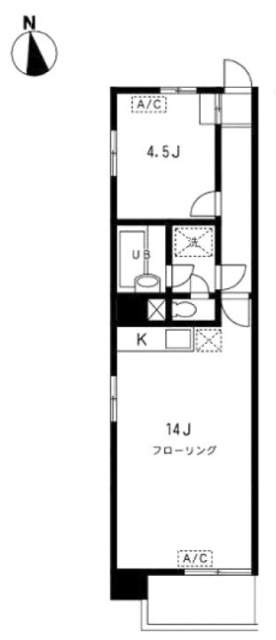 五反田シティハイツ703 間取り図