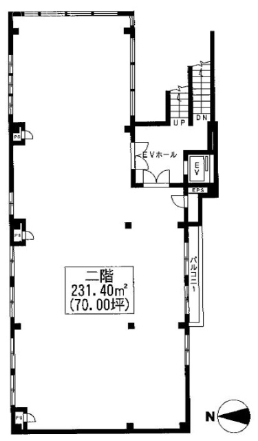 福第3ビル2F 間取り図