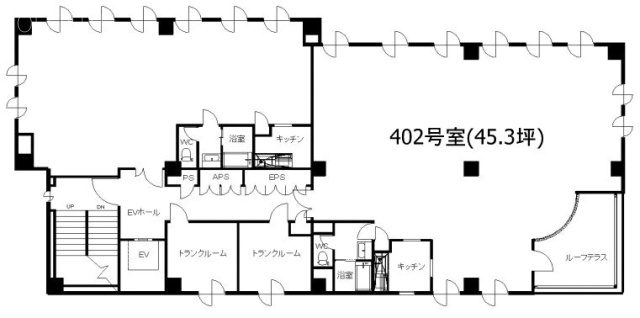 ヒューリック代官山ビル402 間取り図