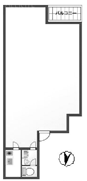 アローマ東上野2F 間取り図