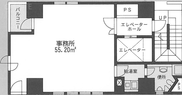 虎ノ門RICHビル601 間取り図