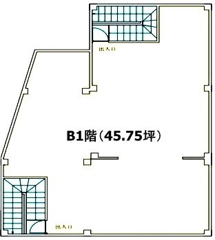 いづみやビルB1F 間取り図