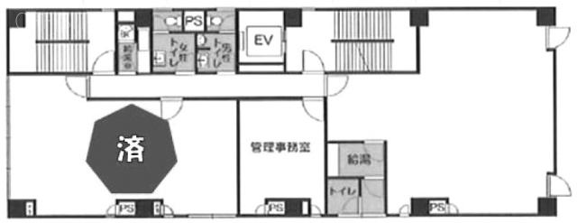 松屋ビル8F 間取り図