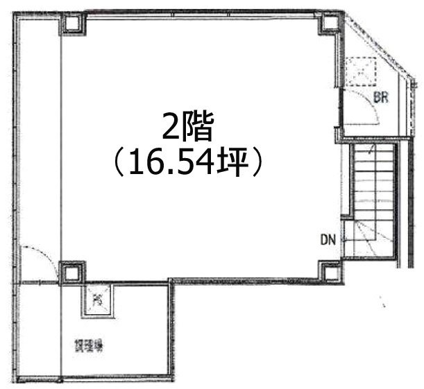 リベルタ銀座イースト2F 間取り図