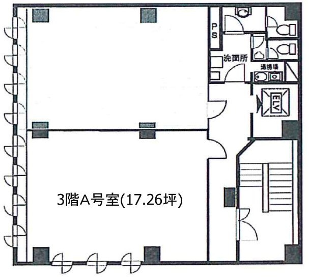 エーエスビルA 間取り図