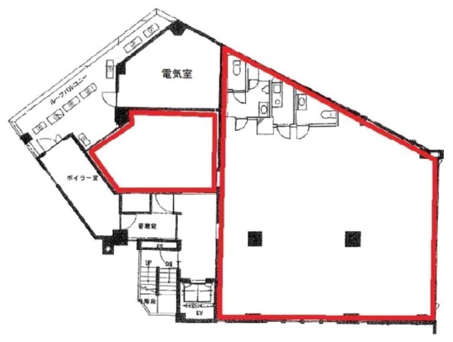 新宿ダイカンプラザB館2F 間取り図