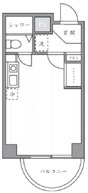 ラベンダーハウスビル208 間取り図