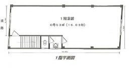 ウラタビル1F 間取り図