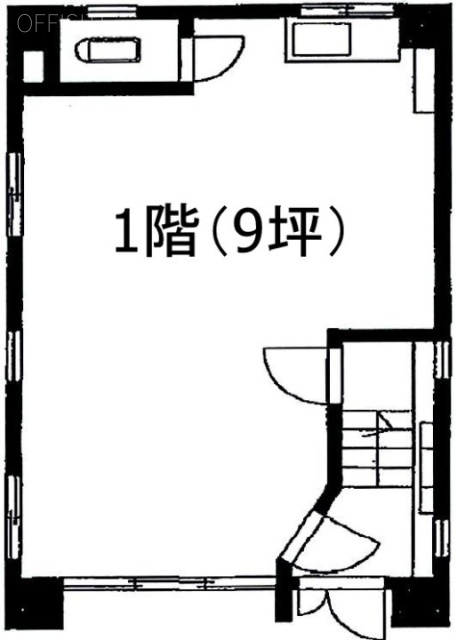 YSⅡビル1F 間取り図