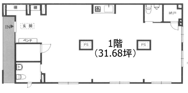 アダージオ1F 間取り図