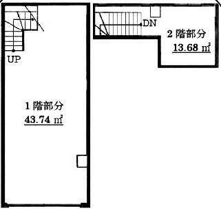 プラザ北新宿ビル103 間取り図