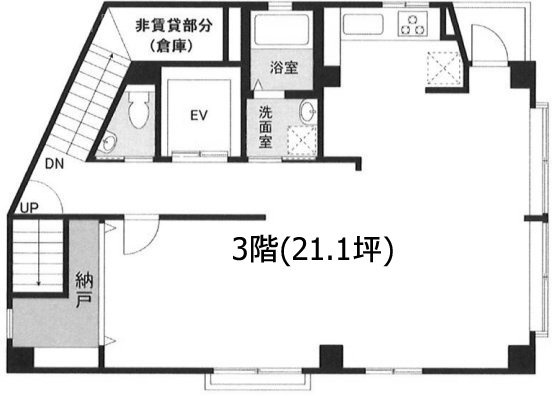 小林ビル3F 間取り図