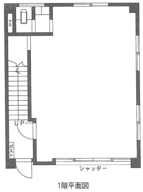 第3下村ビル1F 間取り図