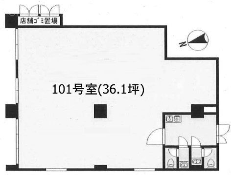 藤和シティコープ新中野101 間取り図