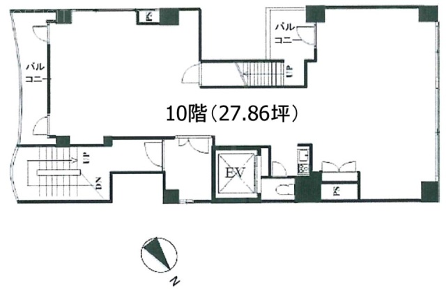 NRビル10F 間取り図