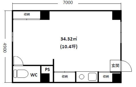 千駄ヶ谷ホリタン223 間取り図