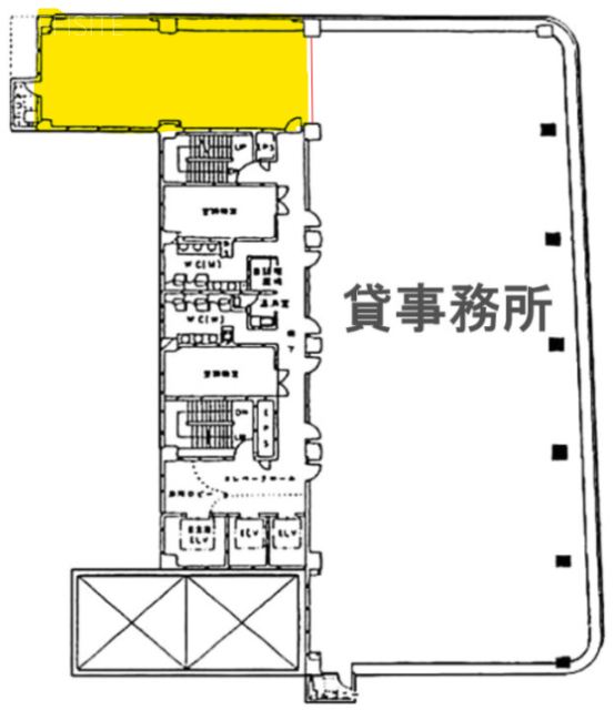 ウエインズ&イッセイ横浜ビル4F 間取り図