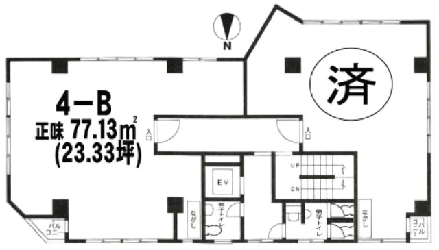 ことぶきビルB 間取り図