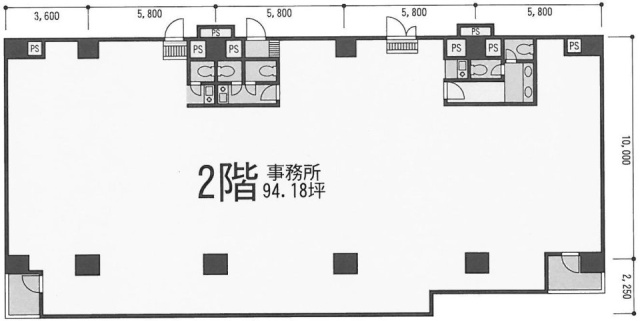 グランパレス南麻布仙台坂2F 間取り図