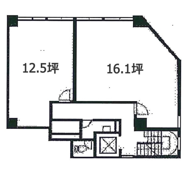 銀座三田ビル502 間取り図