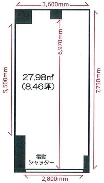 ワコー御苑ビル1F 間取り図
