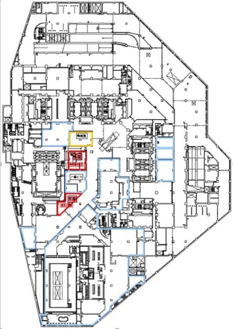 ソリッドスクエア西館B1F 間取り図