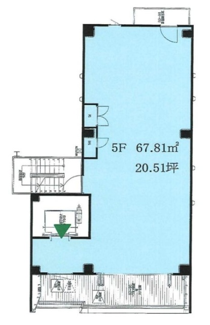 JU LIEN SUMIYOSHI5F 間取り図
