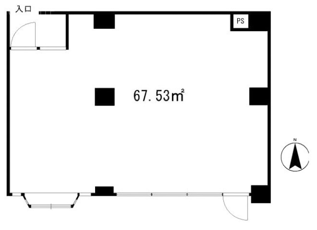 島幸ビルB1F 間取り図