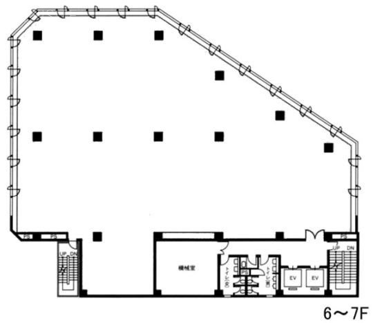 赤坂協和ビル6F 間取り図