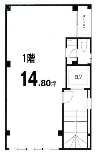 今宮ビル1F 間取り図
