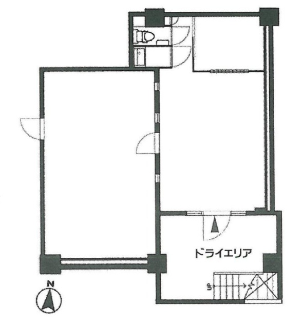 ランド南青山B1F 間取り図