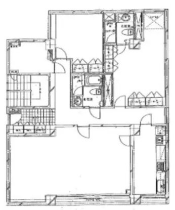 H・T千駄ヶ谷ハウスX201 間取り図