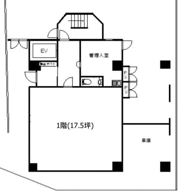 イガリビル1F 間取り図