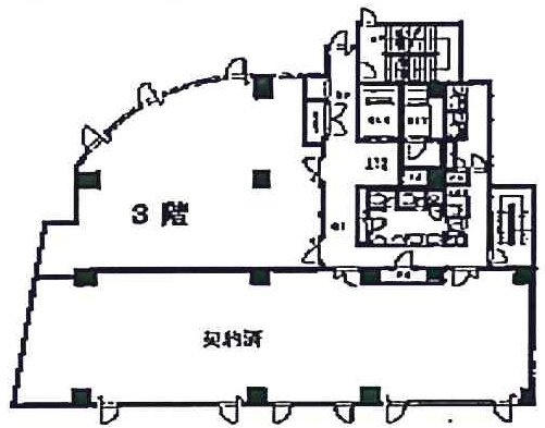 ATK千駄木ビル3F 間取り図