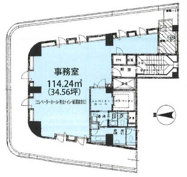 第2宇田川ビル6F 間取り図