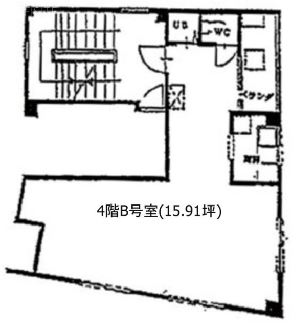 新橋パインビルB 間取り図