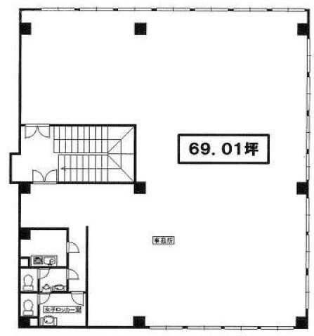 富士見ビル2F 間取り図