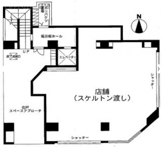 エス・ワンマンション1F 間取り図