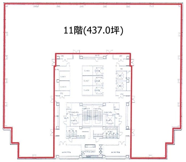 アルカウエスト11F 間取り図