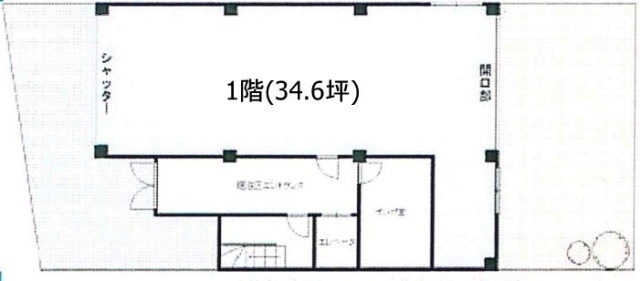 シャトー草分1F 間取り図