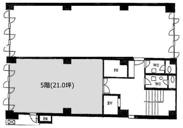 ウメビル5F 間取り図