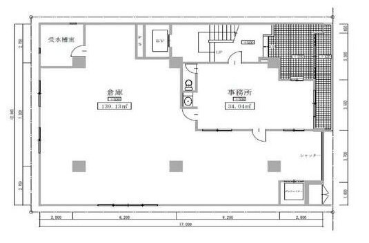 信井ビル別館2F 間取り図