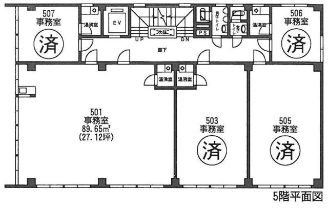堀井ビル501 間取り図